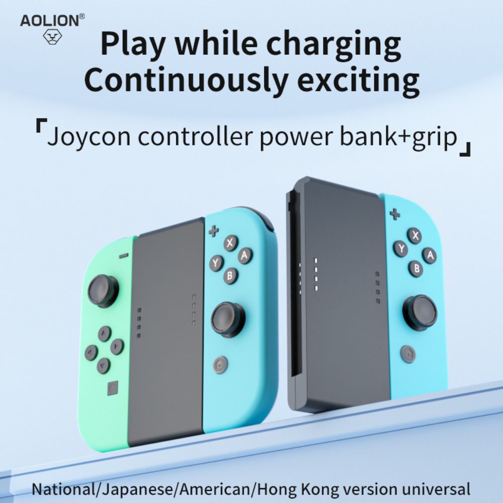 Gaming Kit Accessories Nintendo Switch - AOLION Przenośny Uchwyt do Ładowania Joncon