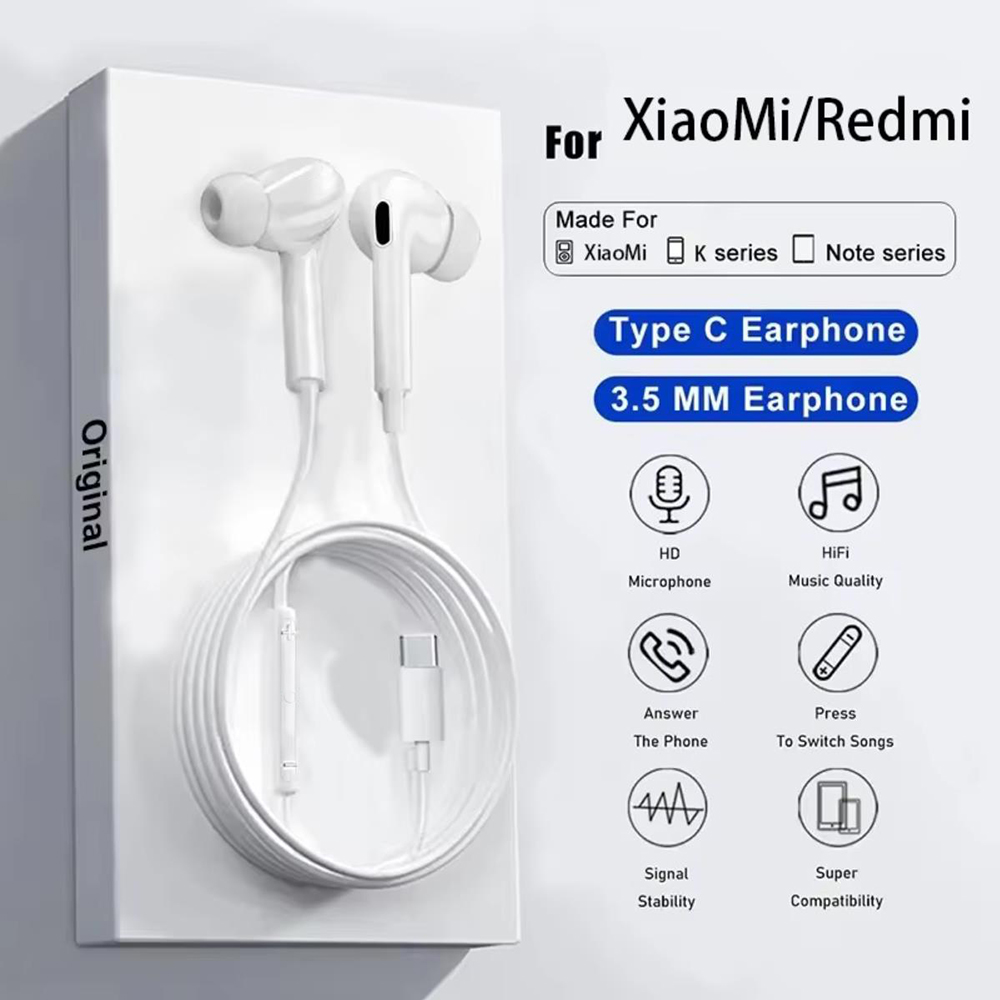 Xiaomi Gaming Accessories - Oryginalne przewodowe słuchawki douszne typu C