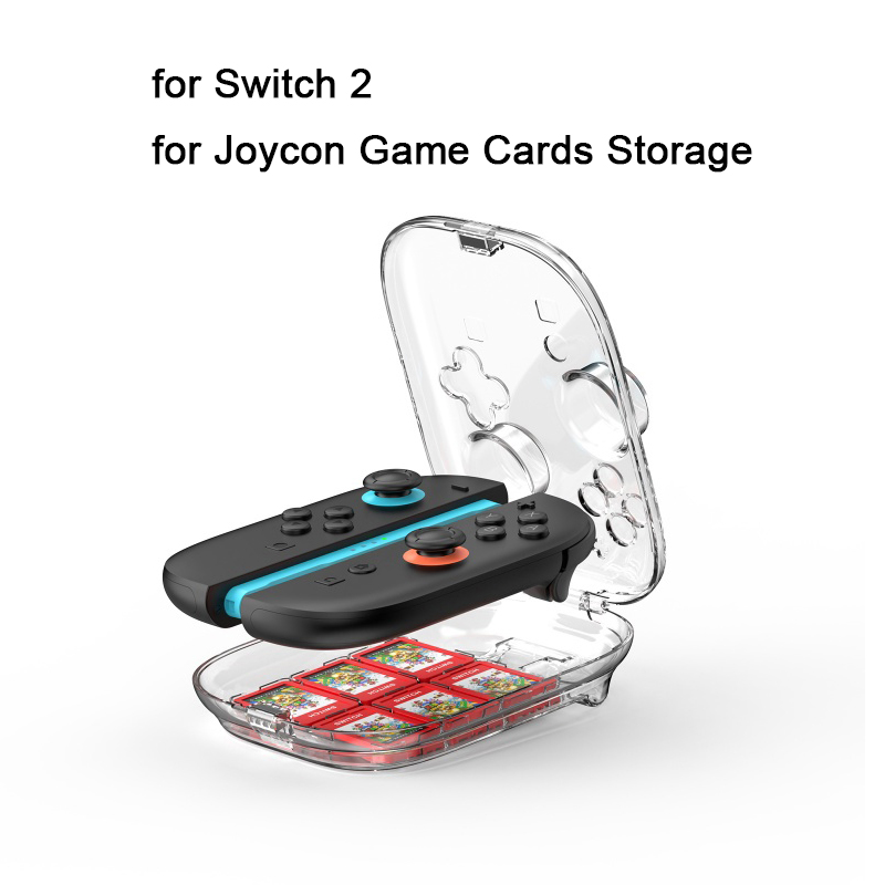 Gaming Kit Accessories Nintendo Switch - Przezroczyste etui ochronne na Joycony Switch