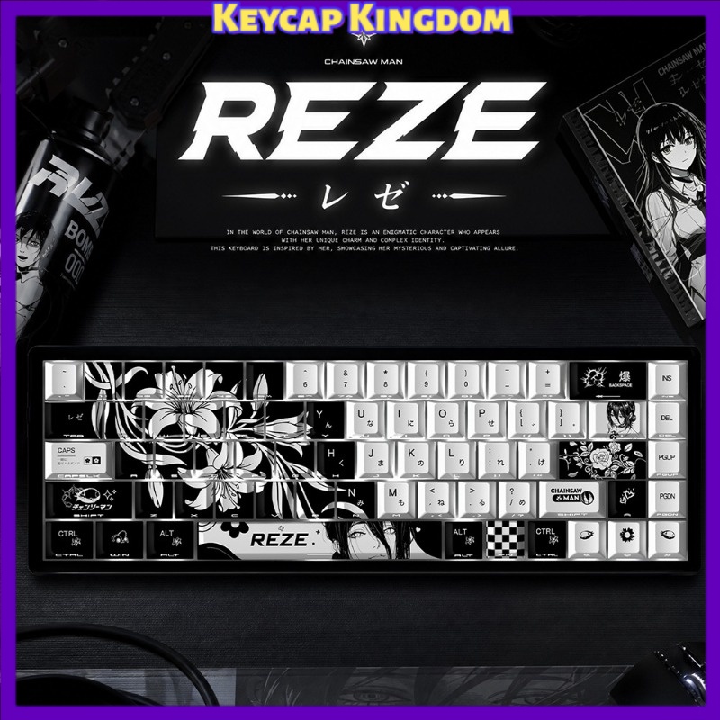 Gaming Accessories For Gaming Setup - Nowe klawisze Reze 5.0 Anime Keycaps