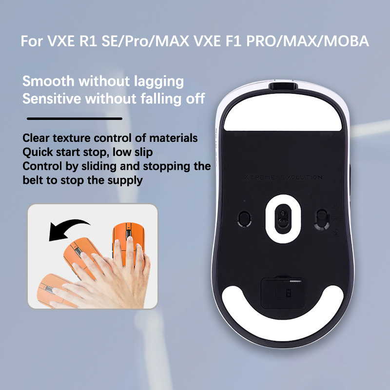 Gaming Accessories For Gaming Setup - Naklejki na stopki myszy do VXE