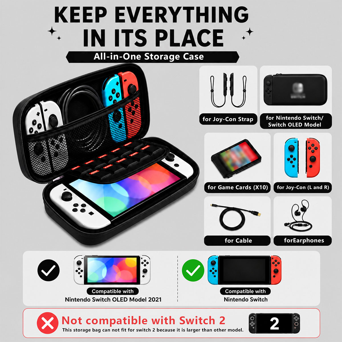 Przenośna torba transportowa z – Gaming Accessories Bag recenzja i cena