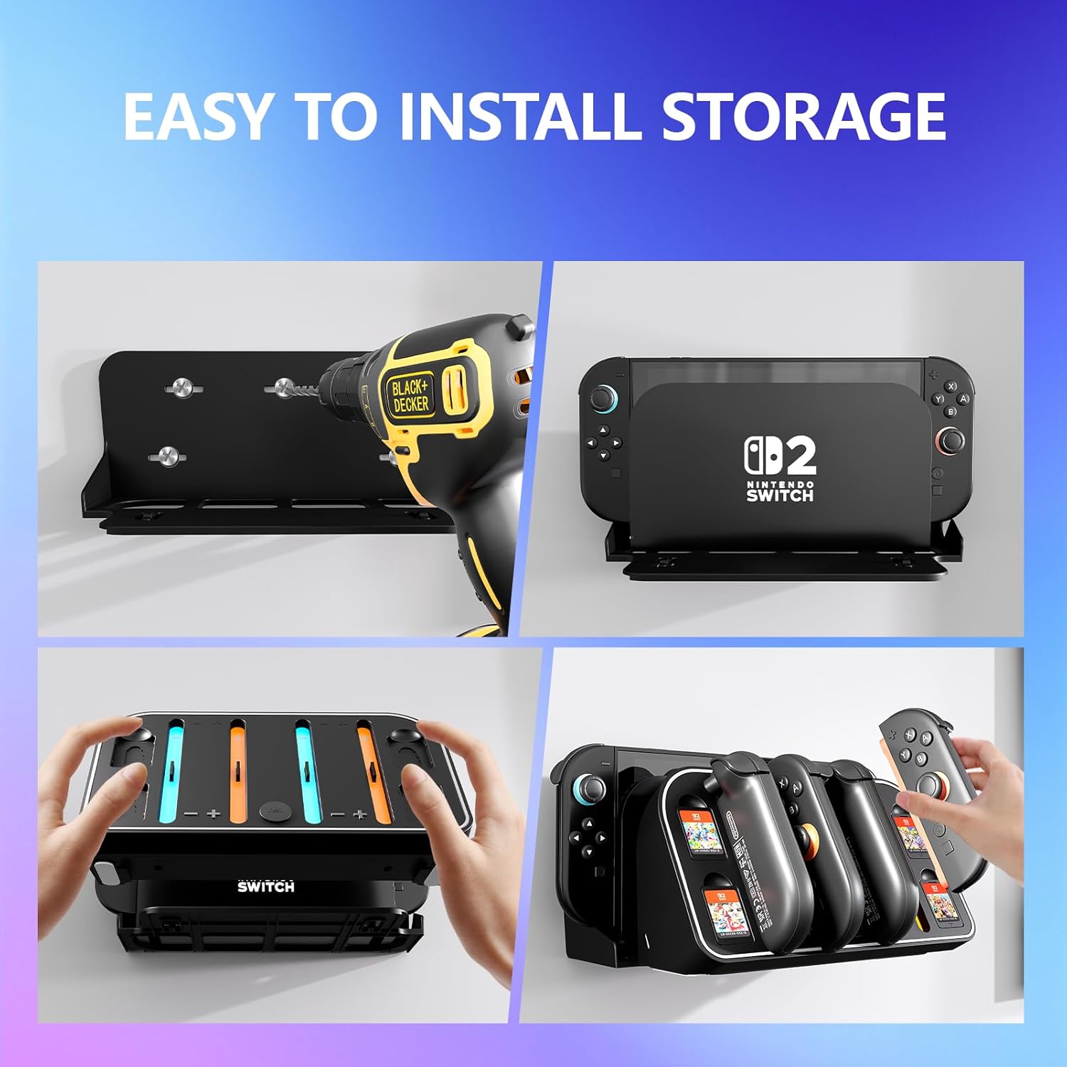 Stacja ładująca do montażu na  – Gaming Accessories Nintendo recenzja i cena