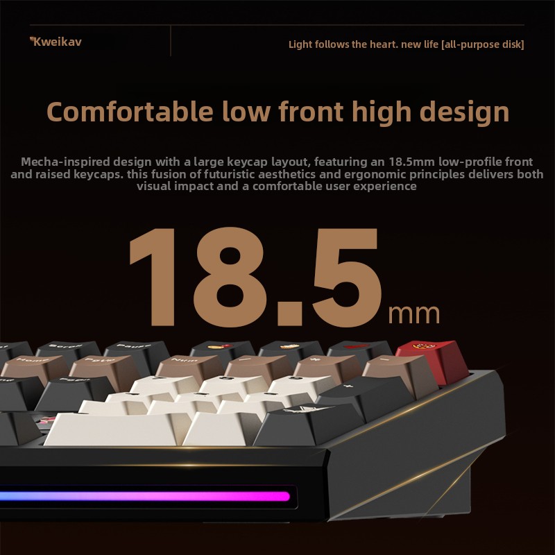 Klawiatura mechaniczna WEIKAV  – Gaming Accessories For Gaming Setup recenzja i cena