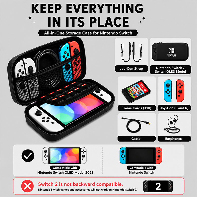 Twarda torba do przechowywania – Gaming Accessories Bag recenzja i cena