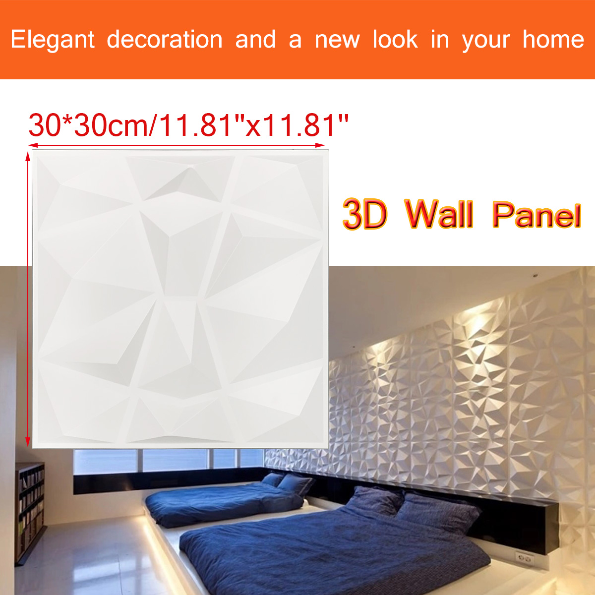 12 szt. Paneli ściennych 3D, n – Gaming Accessories Wallpaper recenzja i cena
