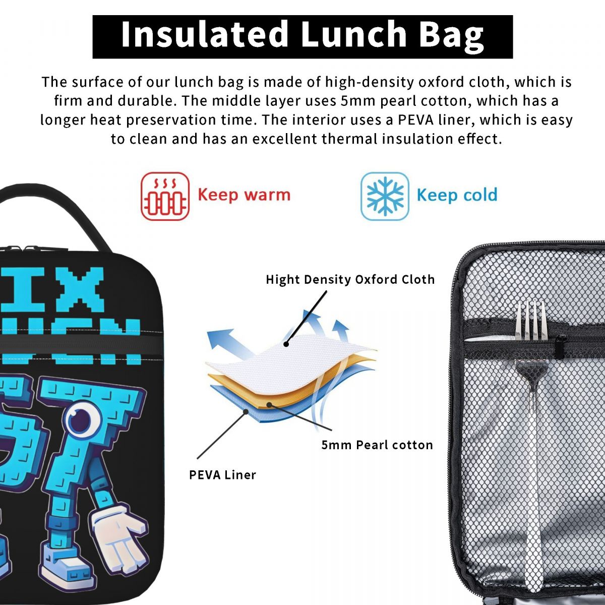 Torba na lunch dla kobiet Cust – Gaming Accessories Bag recenzja i cena