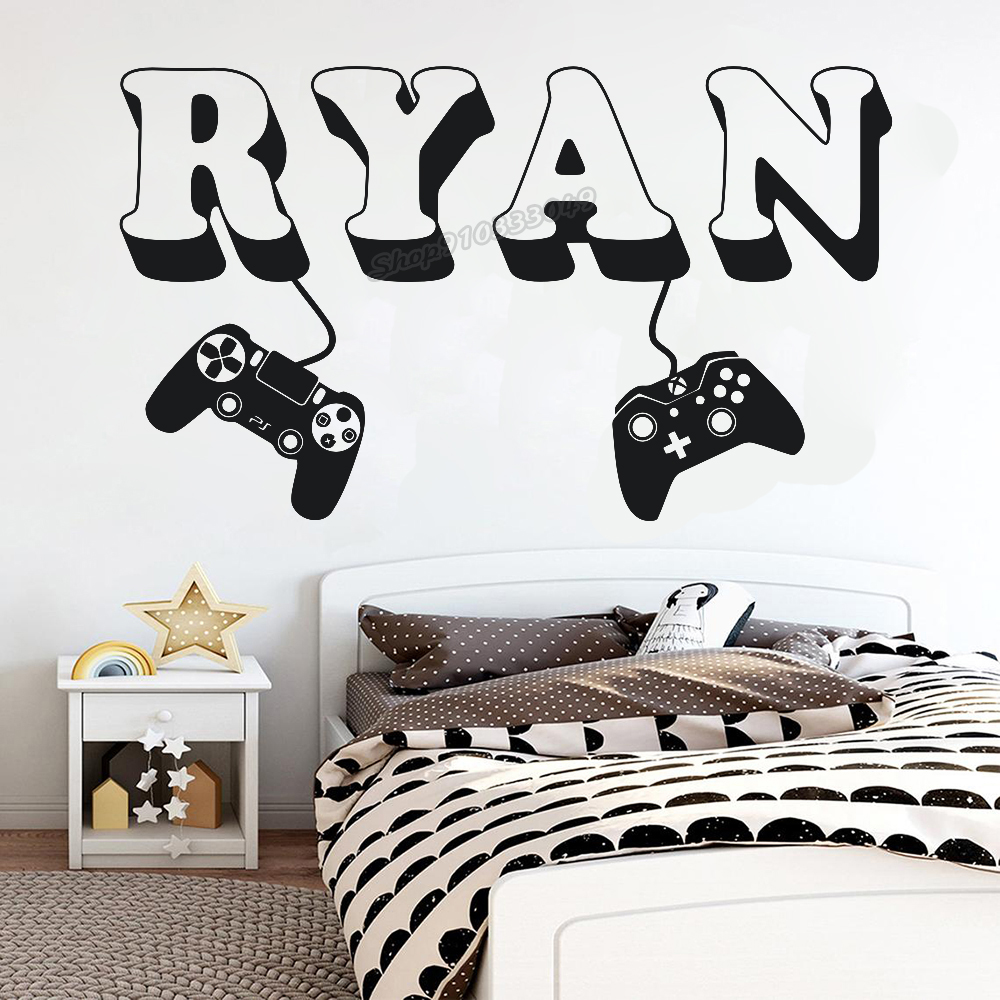 Naklejka ścienna dla graczy Na – Gaming Accessories Wallpaper recenzja i cena